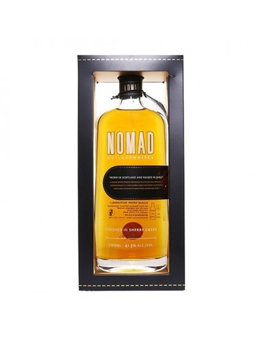 NOMAD OUTLAND SMALL BATCH WHISKY Finished in SHERRY CASKS 70 cl con ASTUCCIO