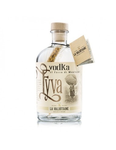La Valdotaine Eyva vodka al farro di montagna bottiglia 1 Lt