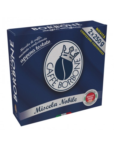 CAFFE BORBONE MACINATO NOBILE Bipack 2 pacchetti 250 grammi