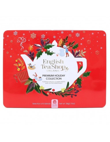 ENGLISH TEA SHOP CHRISTMAS COLLECTION BIO LATTA RED 36 Filtri 54 g