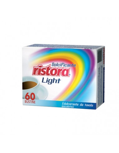 RISTORA LIGHT DOLCIFICANTE IPOCALORICO senza Glutine 60 Bustine monodose