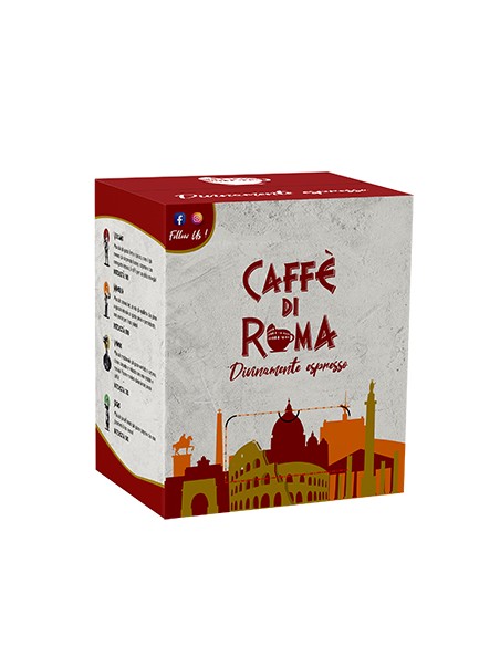 CAFFE DI ROMA Espresso Point SOGNO DEK Cartone 50 Capsule
