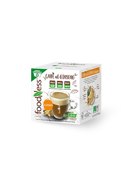 FOODNESS MODO MIO CAFFE al GINSENG CLASSICO Astuccio 10 capsule compostabili