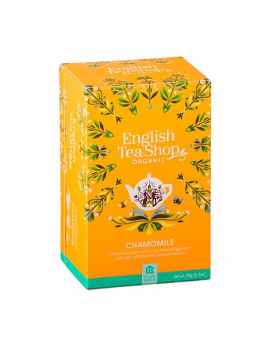 ENGLISH TEA SHOP CHAMOMILE Astuccio 20 filtri da 20 g