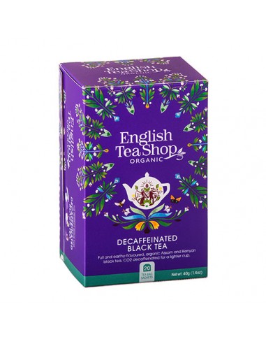 ENGLISH TEA SHOP BLACK TEA DECAFFEINATED Astuccio 20 filtri da 40 g