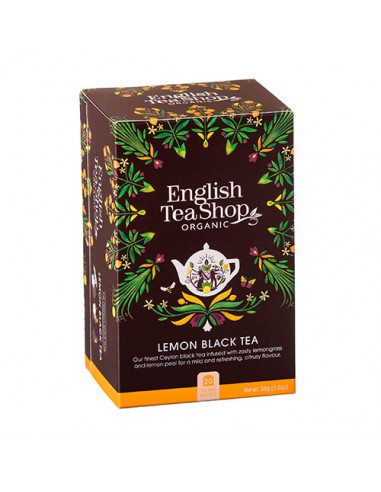 ENGLISH TEA SHOP LEMON BLACK TEA Astuccio 20 filtri BIO da 40 g