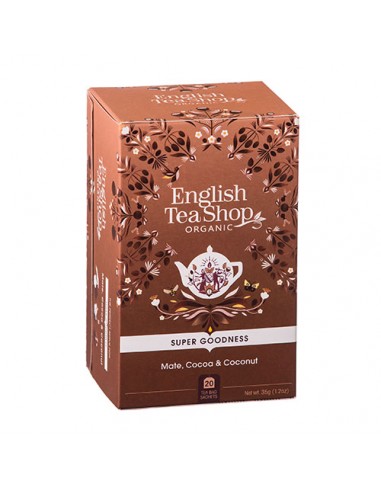 ENGLISH TEA SHOP MATE COCOA & COCONUT Astuccio 20 filtri BIO da 35 g