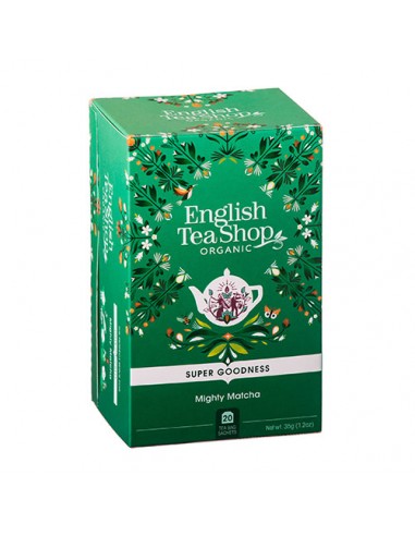 ENGLISH TEA SHOP MIGHTY MATCHA Astuccio 20 filtri BIO da 35 g
