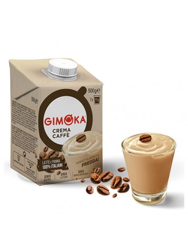 GIMOKA CREMA CAFFE PRONTA DA SERVIRE BRICK 500 g Senza Glutine e Lattosio